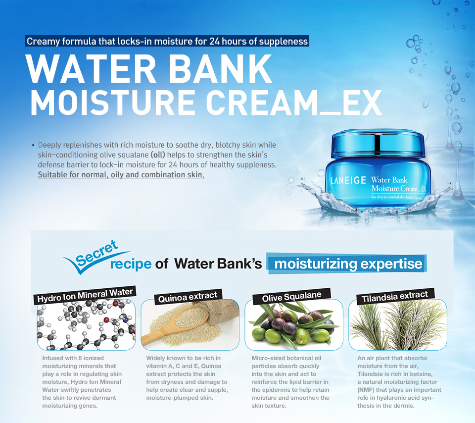 Laneige Water Bank Moisture Cream EX 10ml x 2